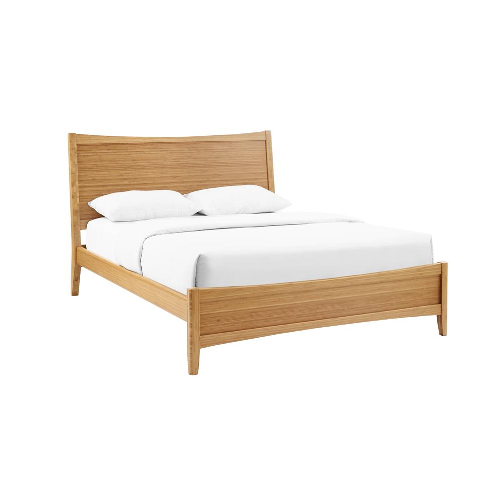 Willow Queen Platform Bed, Caramelized. Picture 1