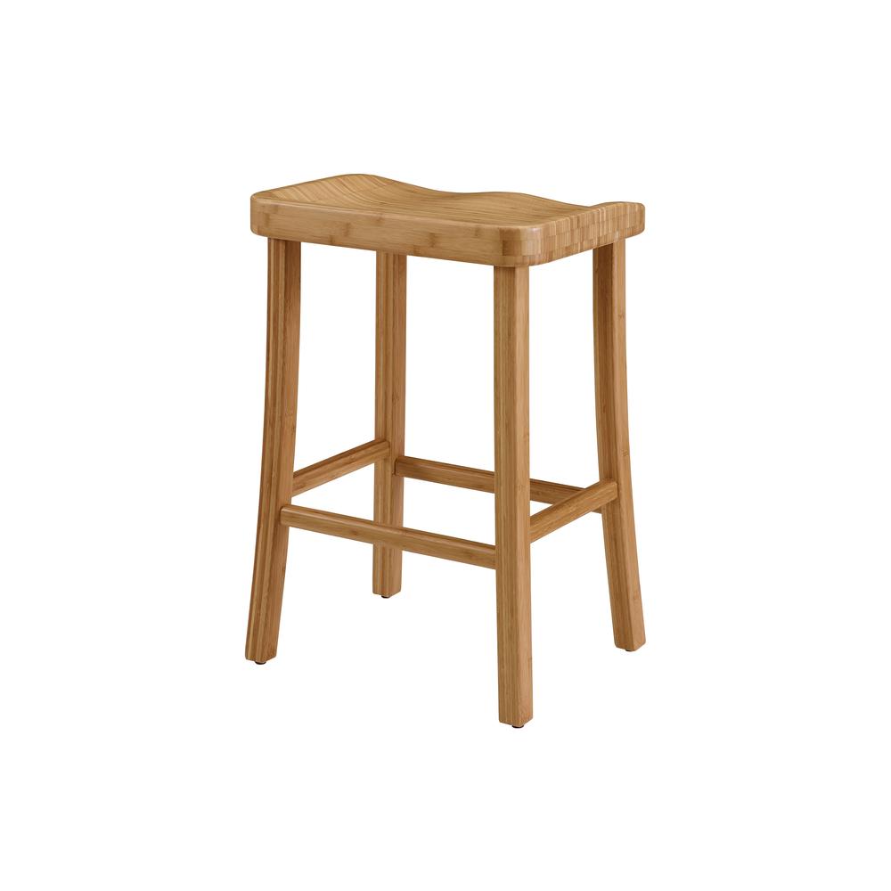 Tulip Counter Height Stool, Caramelized, (Set of 2). Picture 4
