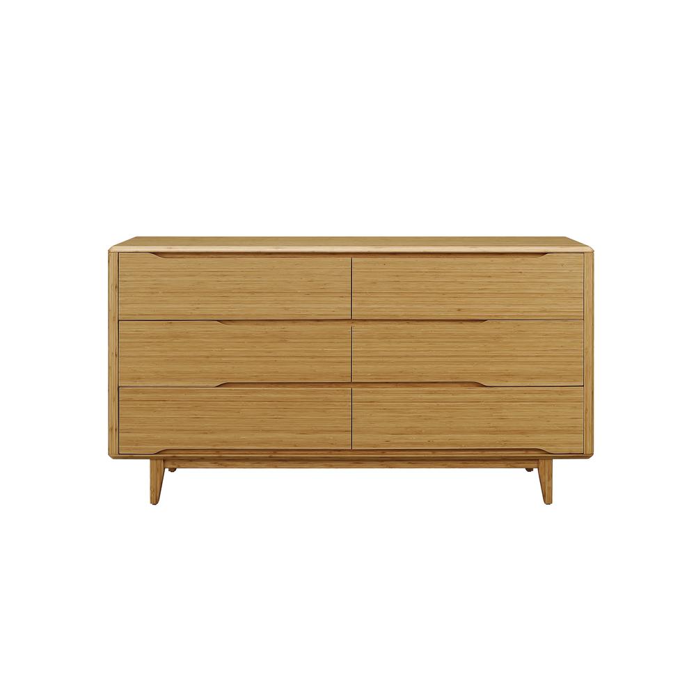 Currant Six Drawer Double Dresser, Caramelized. Picture 7