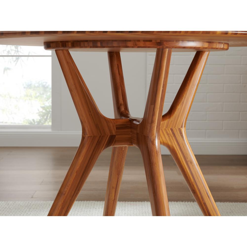 Sitka 36" Round Dining Table, Amber. Picture 4
