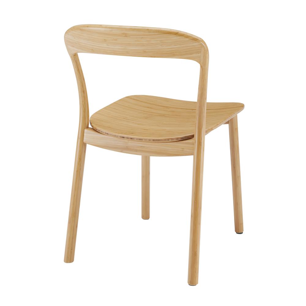 Hanna Dining Chair Bamboo Seat, Wheat (Set of 2). Picture 4