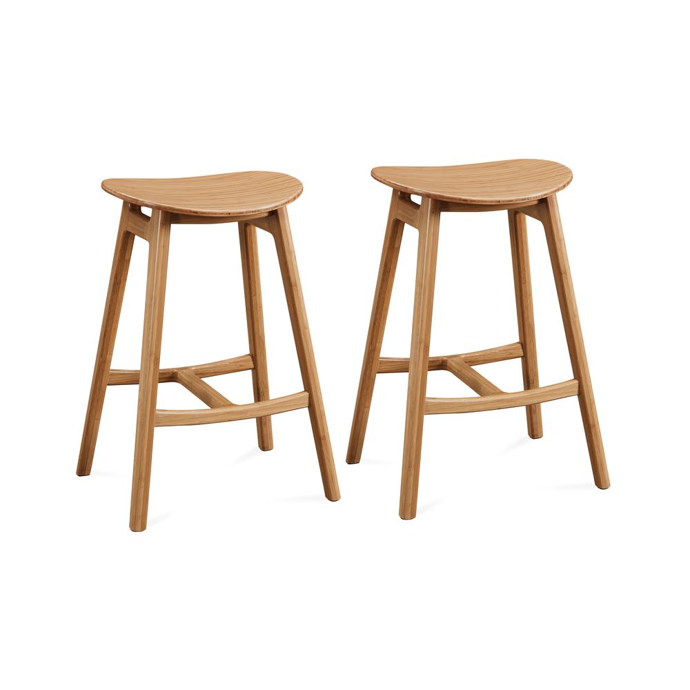 Skol 30" Bar Height Stool, Caramelized, (Set of 2). Picture 7