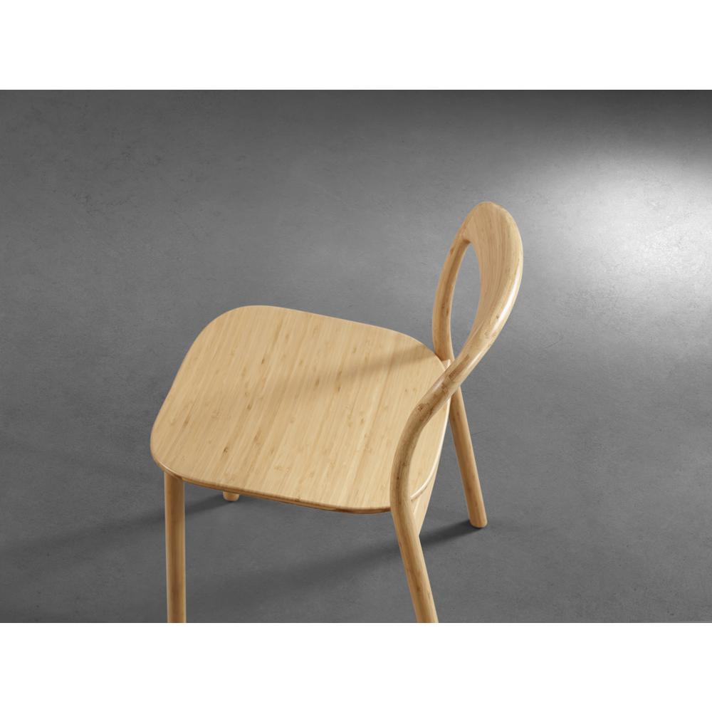 Hanna Dining Chair Bamboo Seat, Wheat (Set of 2). Picture 6