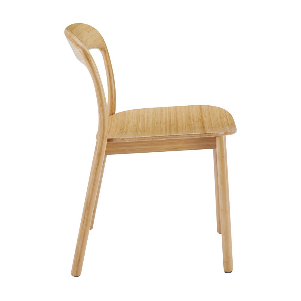 Hanna Dining Chair Bamboo Seat, Wheat (Set of 2). Picture 3