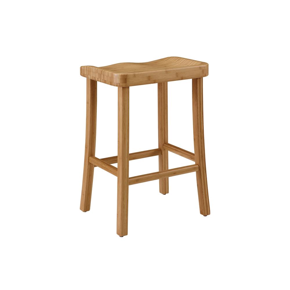 Tulip Counter Height Stool, Caramelized, (Set of 2). Picture 7
