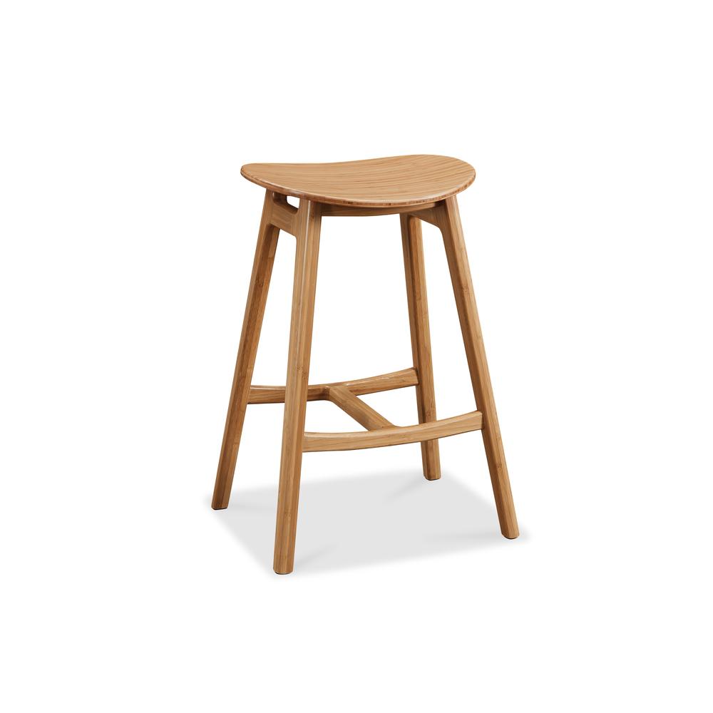 Skol 30" Bar Height Stool, Caramelized, (Set of 2). Picture 1