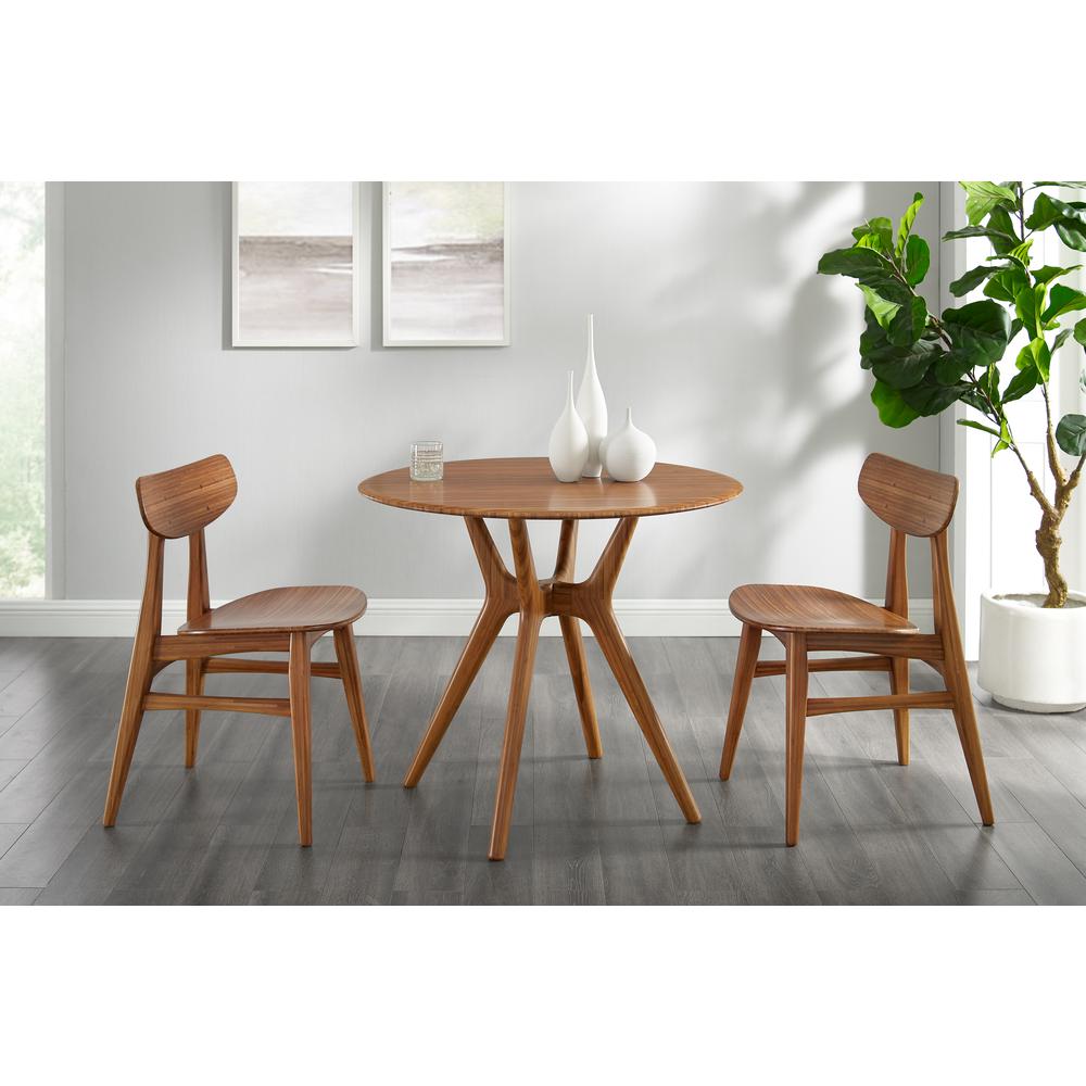Sitka 36" Round Dining Table, Amber. Picture 8