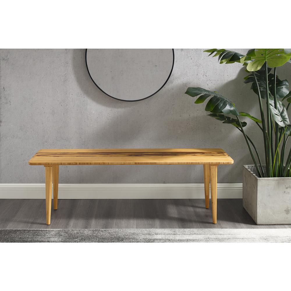 Azara Bench, Caramelized. Picture 6