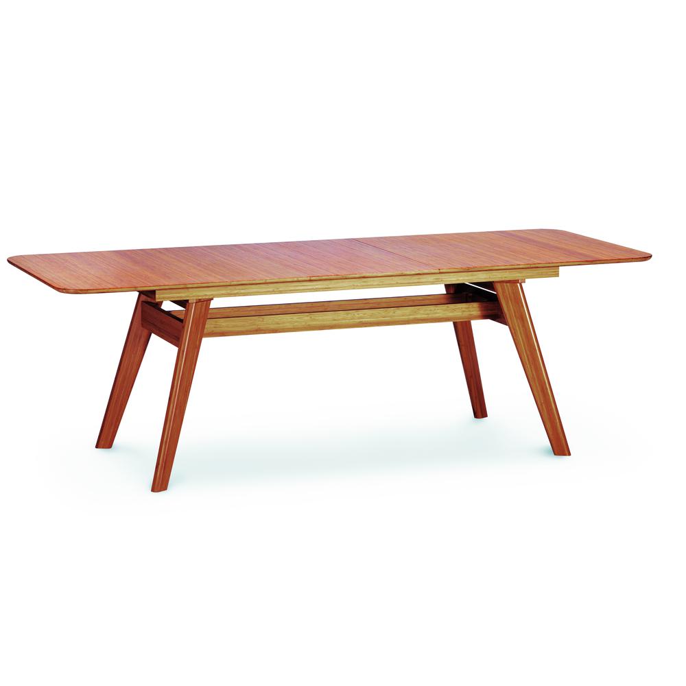 Currant 72 - 92" Extendable Dining Table, Caramelized. Picture 1