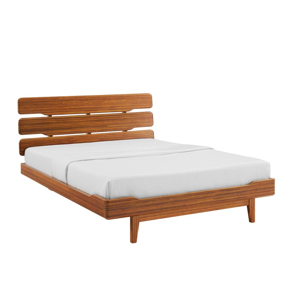Currant Queen Platform Bed, Amber. Picture 1