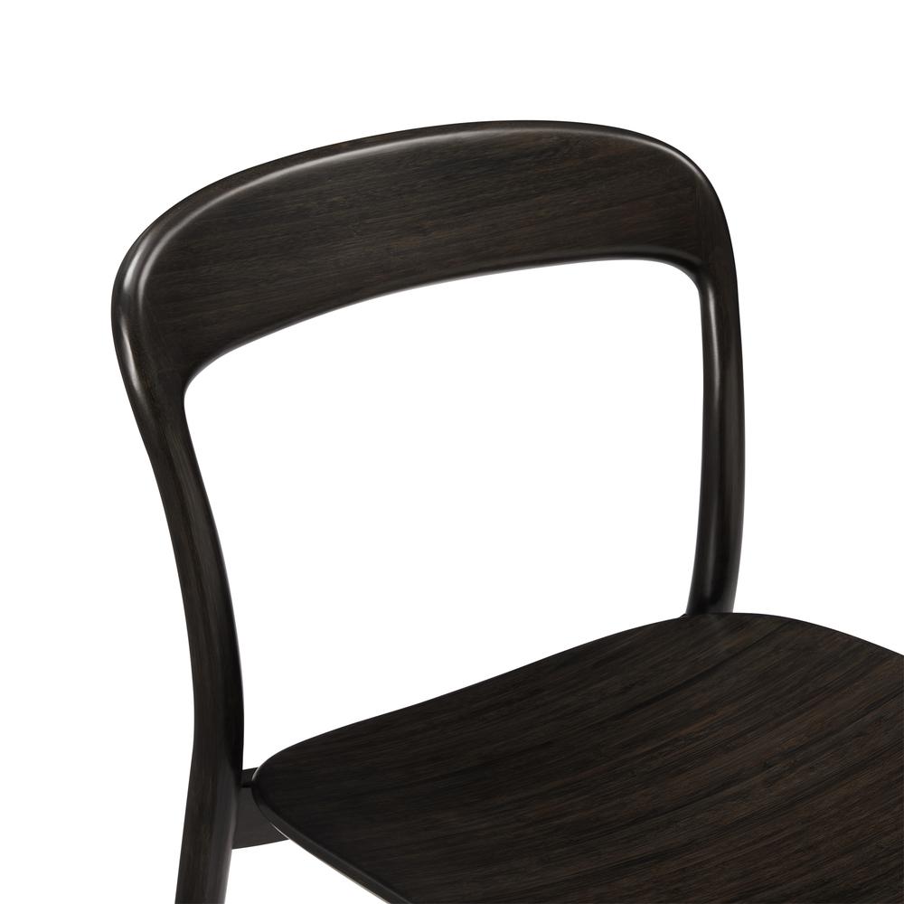Hanna Chair Bamboo seat, Caviar. Picture 4