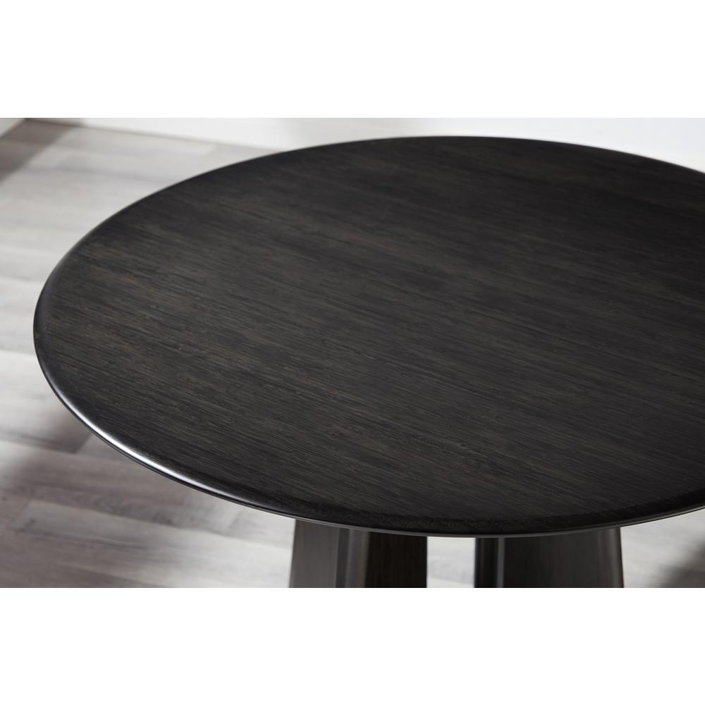 Luna 48” Round Table, Caviar. Picture 5