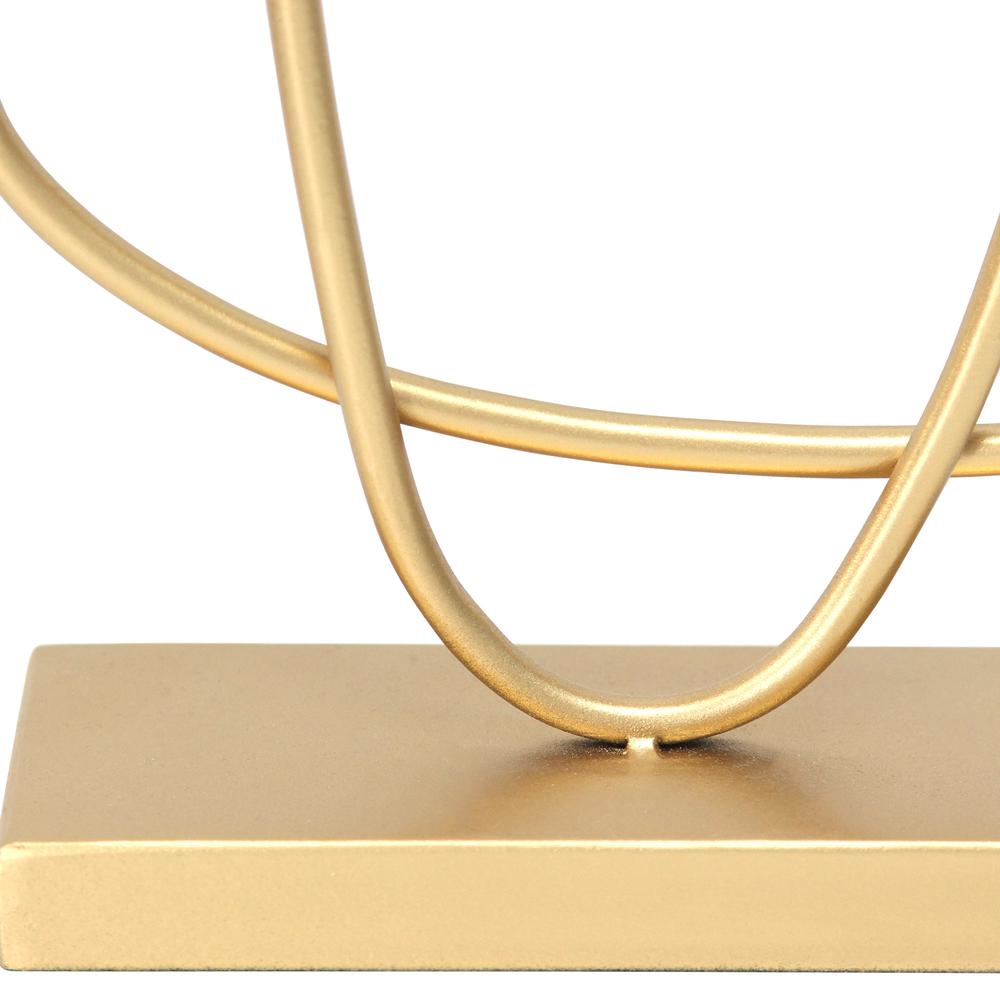 Stratton Home Decor Gold Abstract Tabletop Sculpture. Picture 3