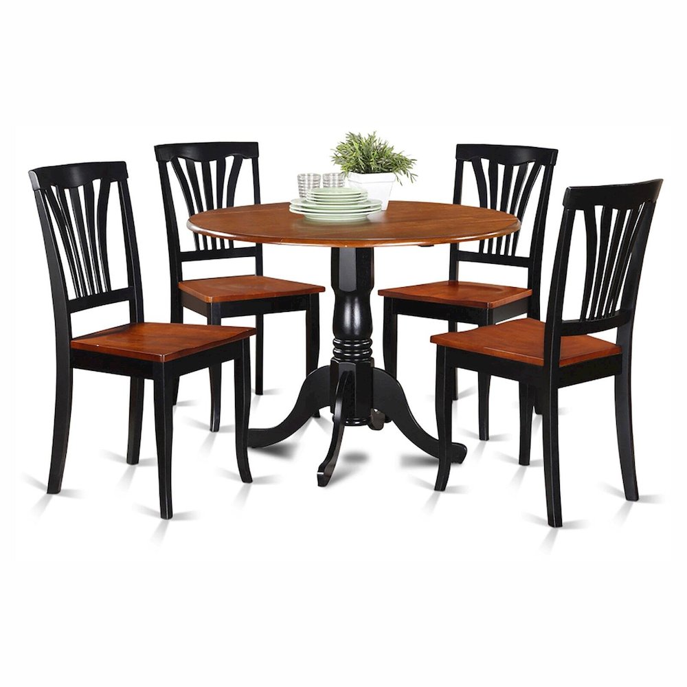 5  PC  small  Kitchen  Table  and  Chairs  set-Kitchen  Table  and  4  Kitchen  Chairs. Picture 1