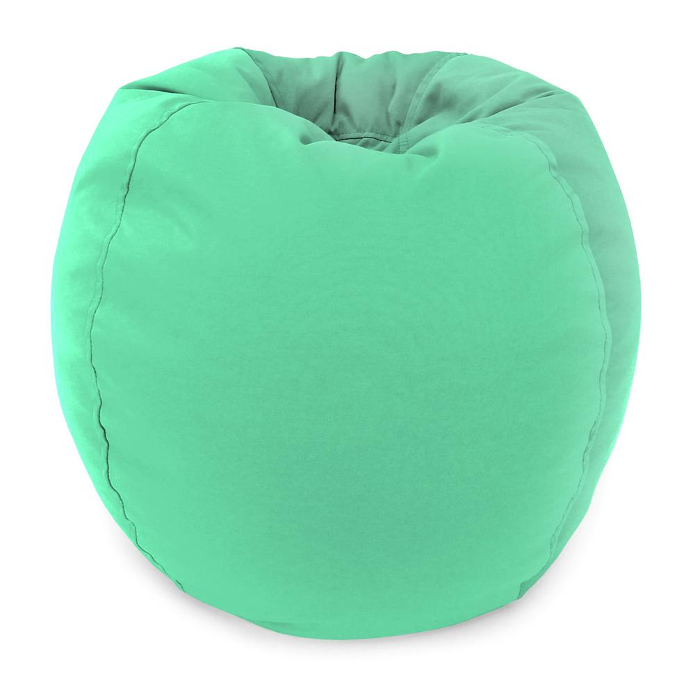 25" Mint Green Solid Round Junior Bean Bag Chair. Picture 1