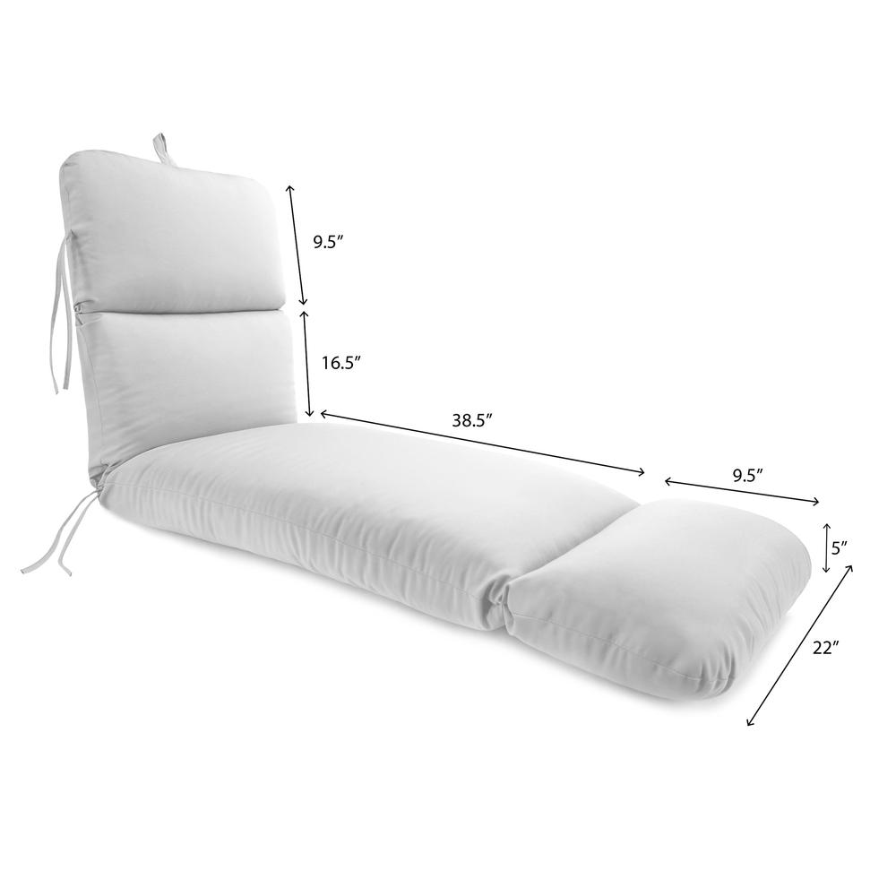 Seacoral Red Nautical Outdoor Chaise Lounge Cushion with Ties and Hanger Loop. Picture 2
