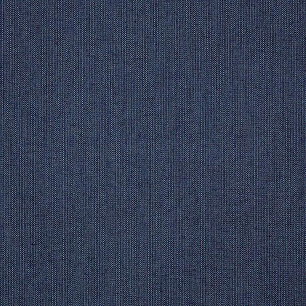 Sunbrella Spectrum Indigo Navy Solid French Edge Outdoor Cushion with Ties. Picture 4