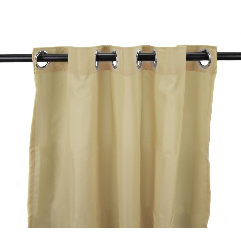 Indoor/Outdoor Curtains, Khaki color. Picture 1