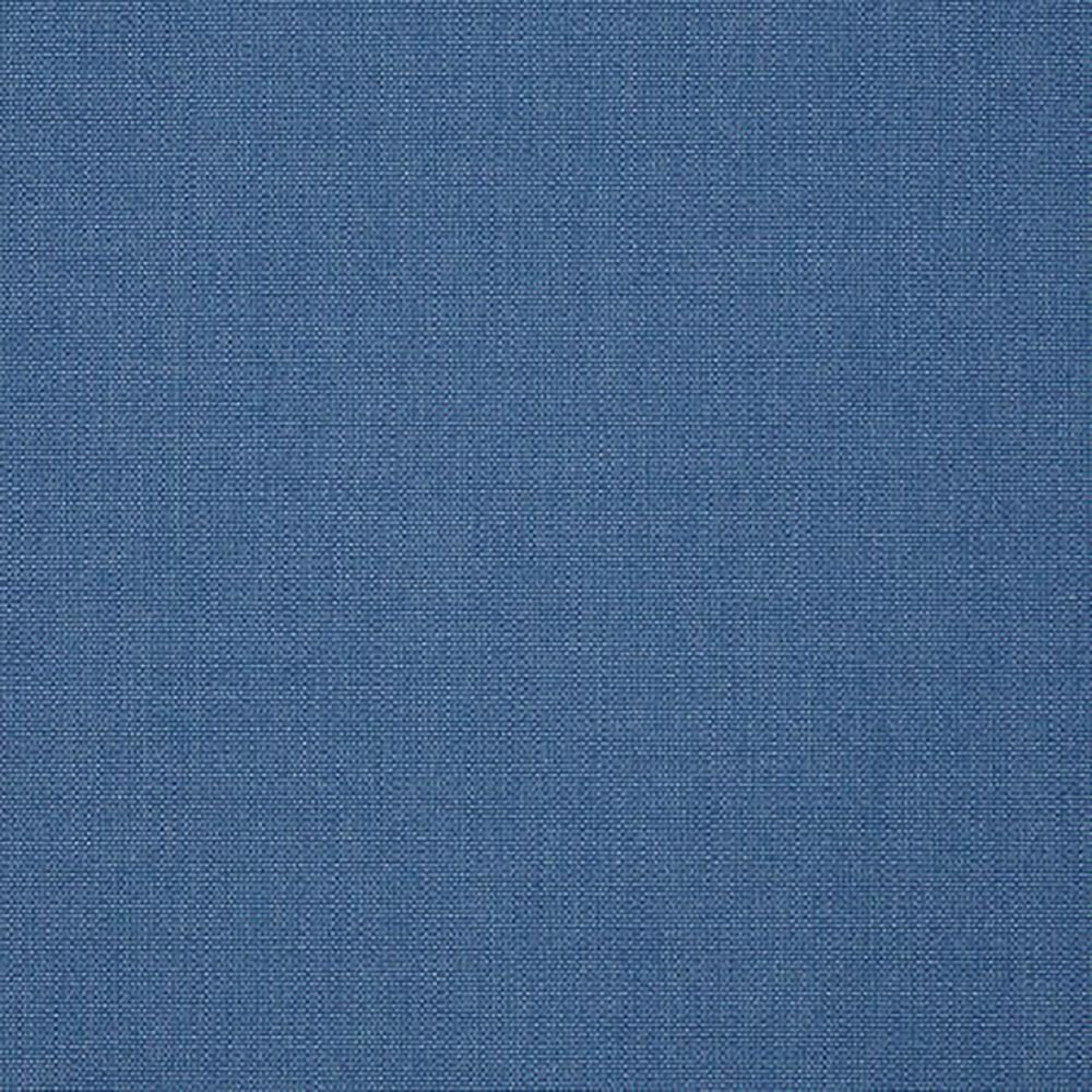 Sunbrella Canvas Regatta Blue Solid French Edge Outdoor Cushion with Ties. Picture 4