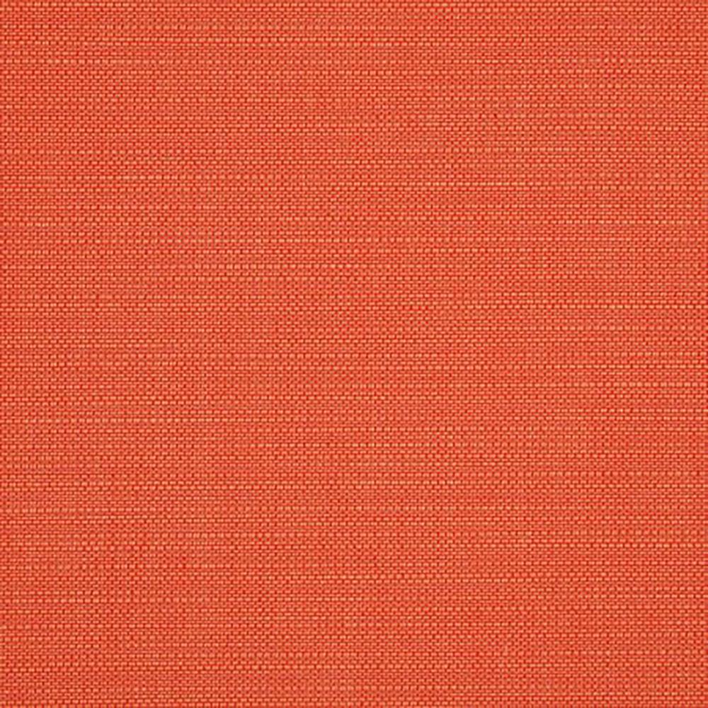 Sunbrella Echo Sangria Orange Solid French Edge Outdoor Cushion with Ties. Picture 4