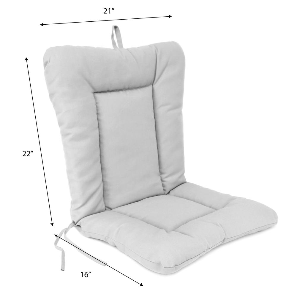 Westport Teal Multi Stripe Outdoor Chair Cushion with Ties and Hanger Loop. Picture 2