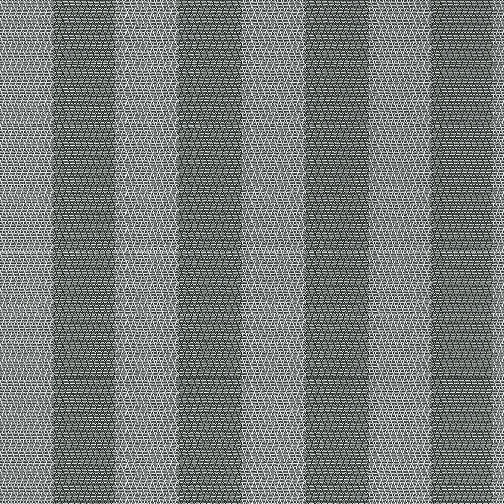 Conway Smoke Grey Stripe Rectangular French Edge Outdoor Cushion with Ties. Picture 4
