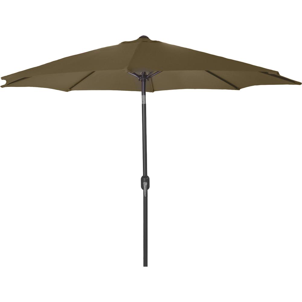9ft Steel Market umbrella, Khaki color. Picture 1