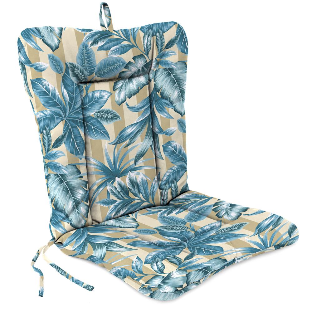 Jordan Manufacturing Outdoor Knife Edge Euro Style Chair Cushion- FREEMONT CHAMBRAY. Picture 1