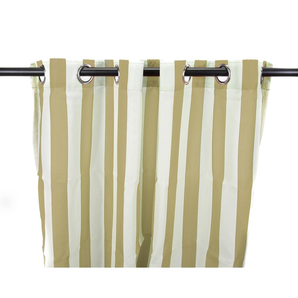 Indoor/Outdoor Curtains, Khaki/White color. Picture 1
