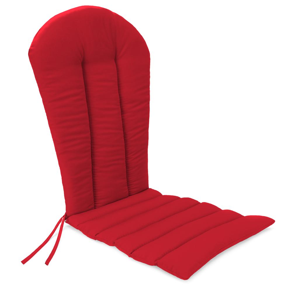 Outdoor Adirondack Chair Cushion, Red color. Picture 1