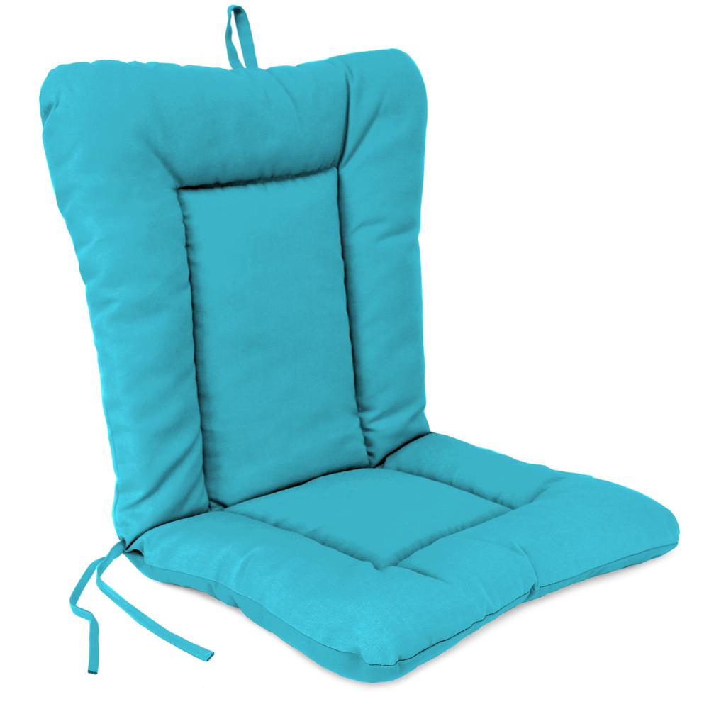 Outdoor Euro Style Chair Cushion, Blue color. The main picture.