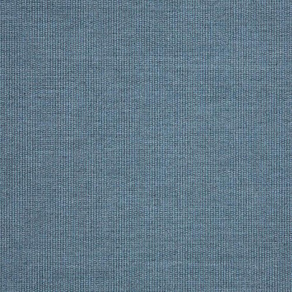Sunbrella Spectrum Denim Blue Solid French Edge Outdoor Chair Cushion with Ties. Picture 4