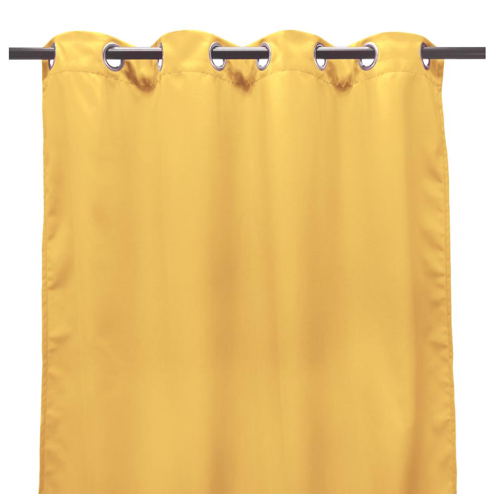 Indoor/Outdoor Curtains, Yellow color. Picture 1