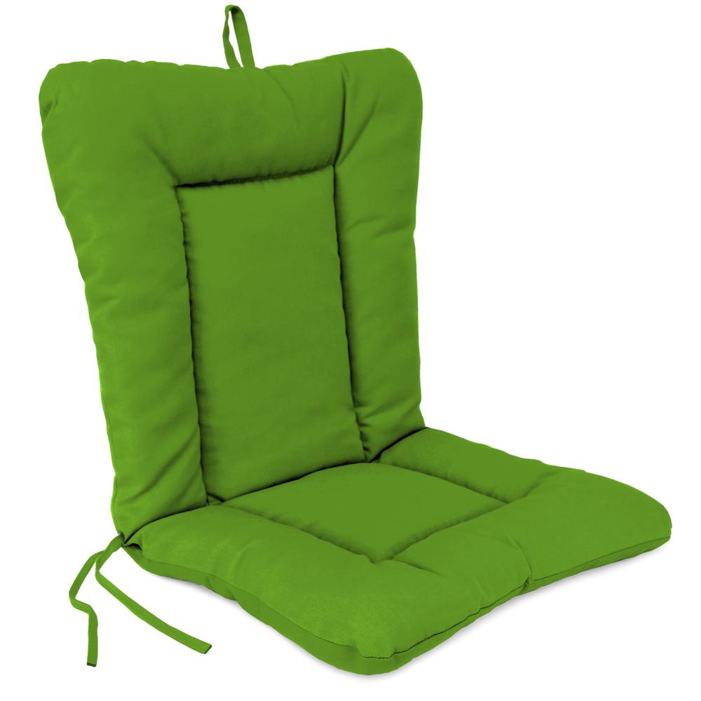 Outdoor Euro Style Chair Cushion, Green color. Picture 1