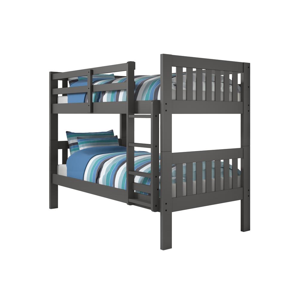 Twin/Twin Mission Bunk Bed, Drawers Or Trundle Not Included. Picture 1