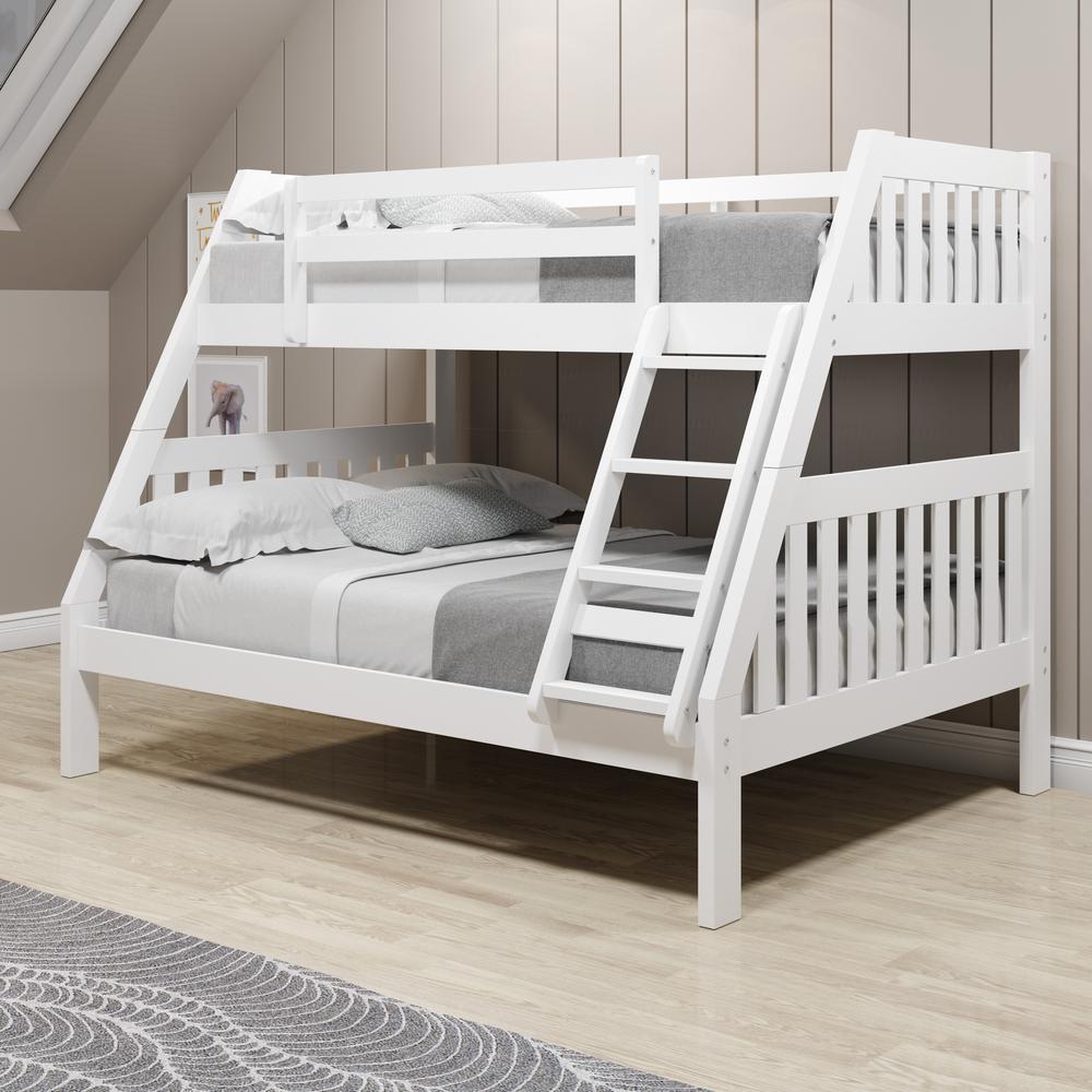 Twin/Full Mission Bunk Bed White. Picture 3