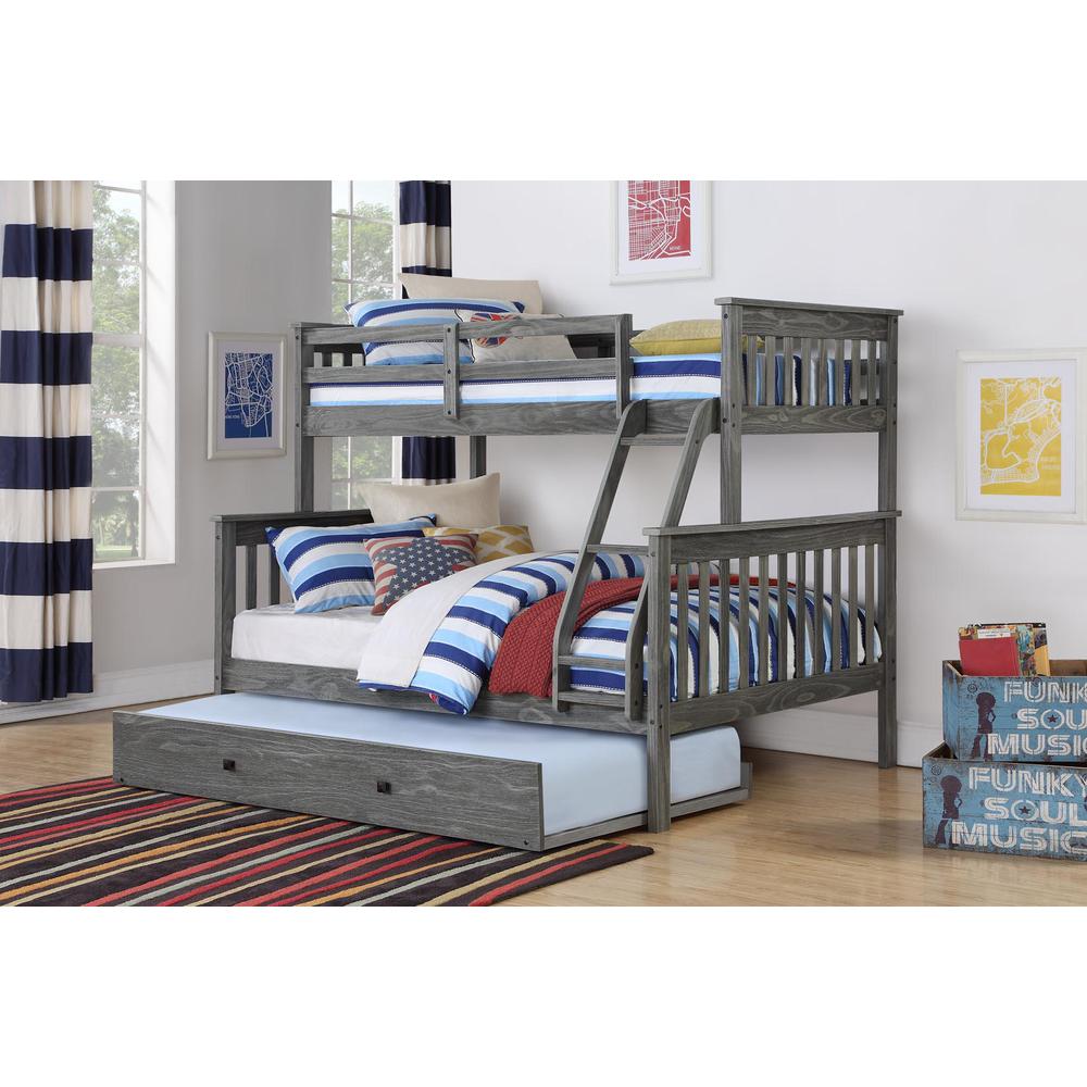 Twin/Full Mission Bunk Bed, Drawers Or Trundle Not Included. Picture 2