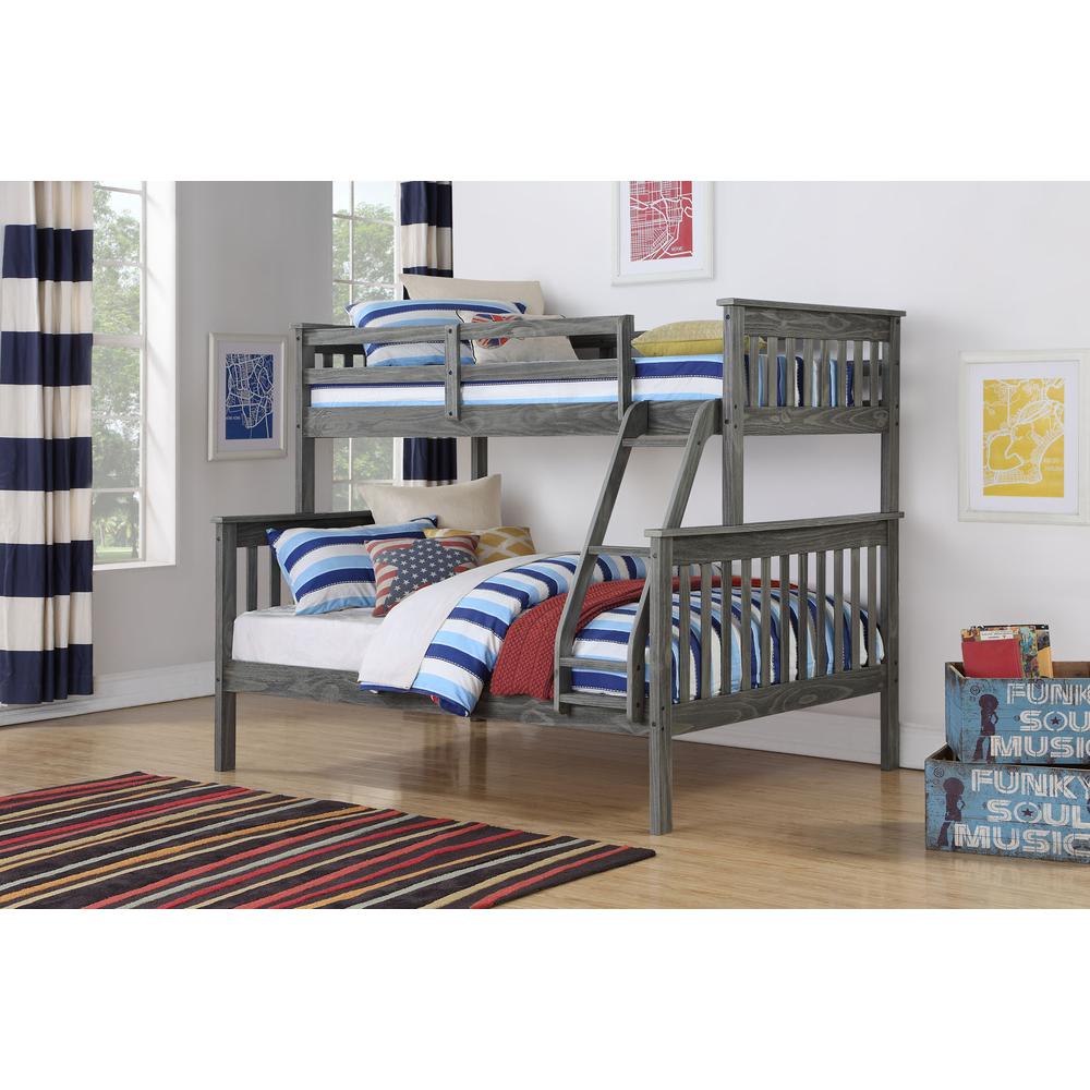 Twin/Full Mission Bunk Bed, Drawers Or Trundle Not Included. Picture 1