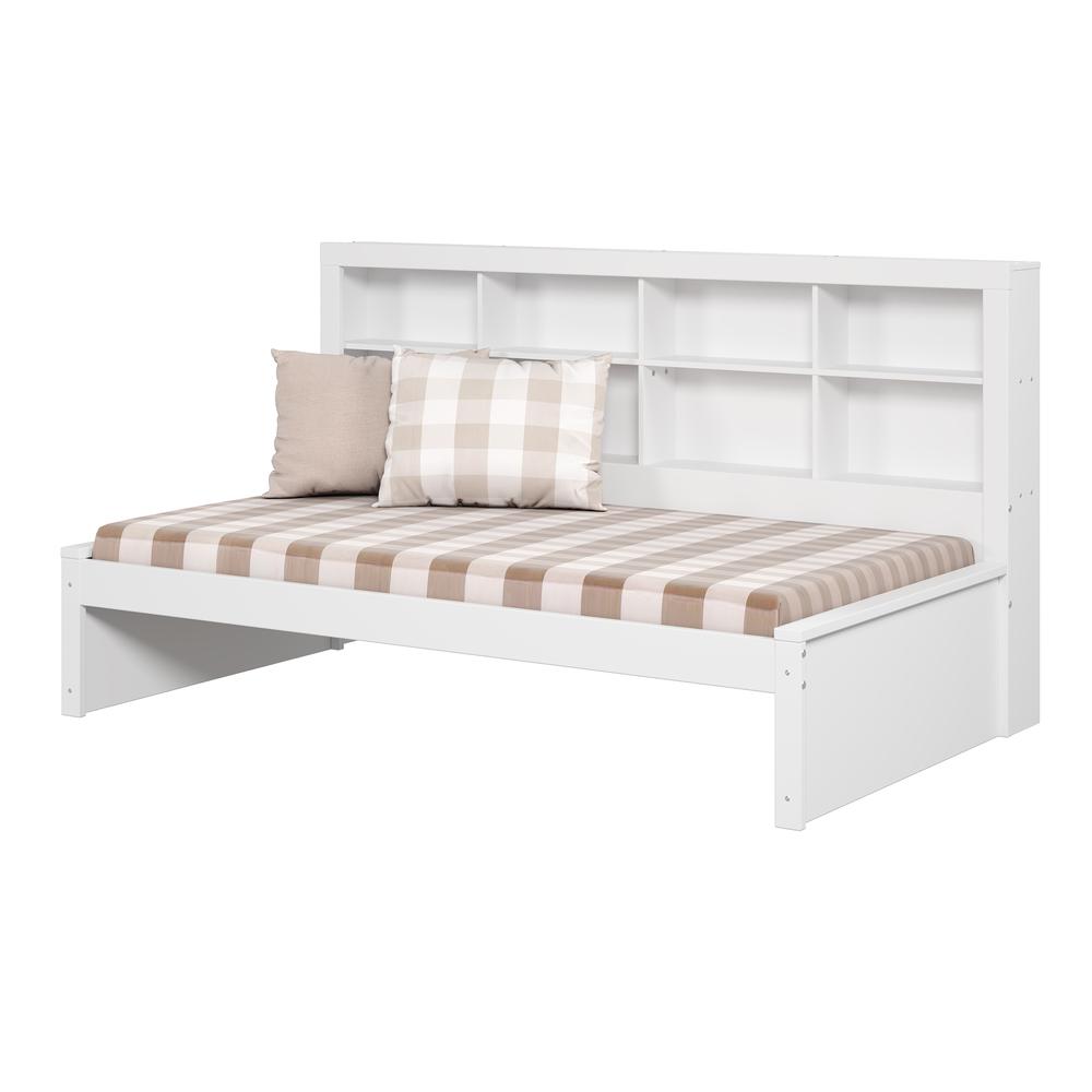 TWIN BOOKCASE DAYBED WHITE. Picture 2
