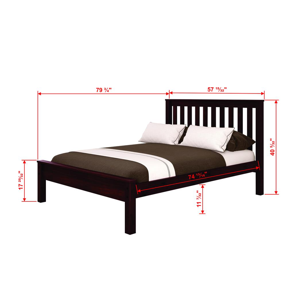 Full Contempo Bed W/Dual Under Bed Drawers. Picture 1