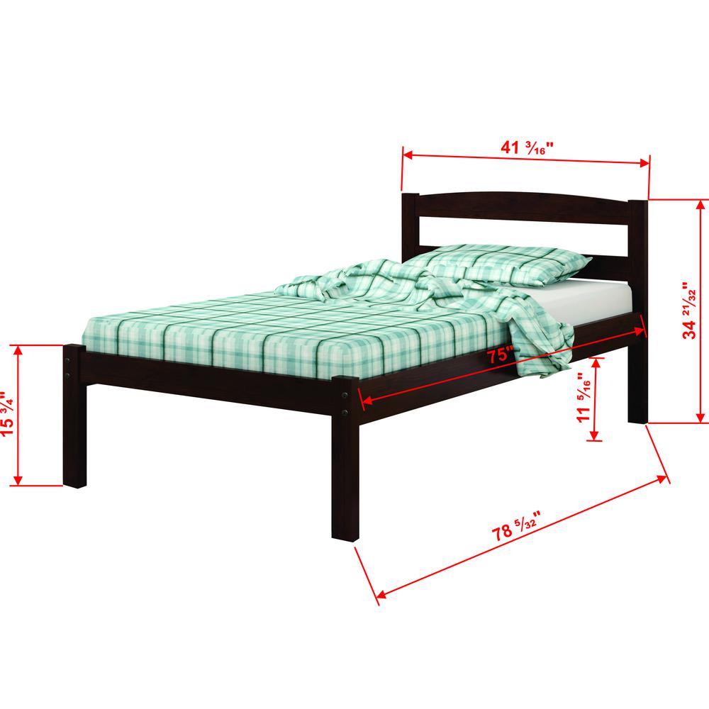 Twin Econo Bed W/Dual Under Bed Drawers. Picture 1