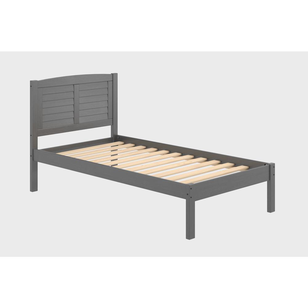 Twin Louver Bed, Drawers Or Trundle Not Included. Picture 1