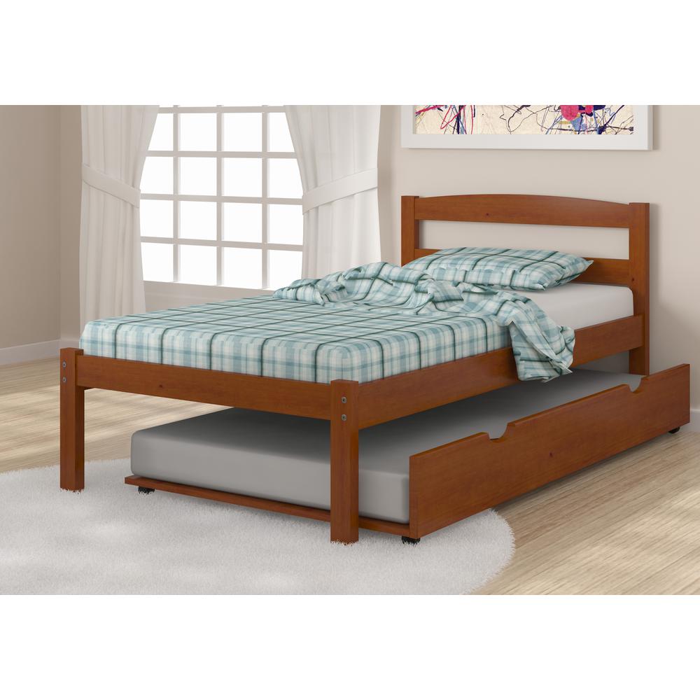 Twin Econo Bed W/Twin Trundle Bed. Picture 1