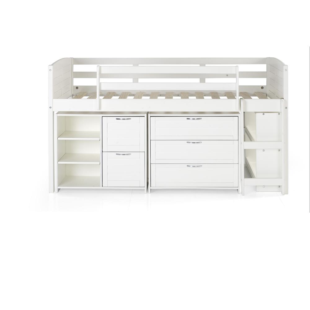TWIN LOUVER LOW LOFT GROUP A - WHITE. Picture 5