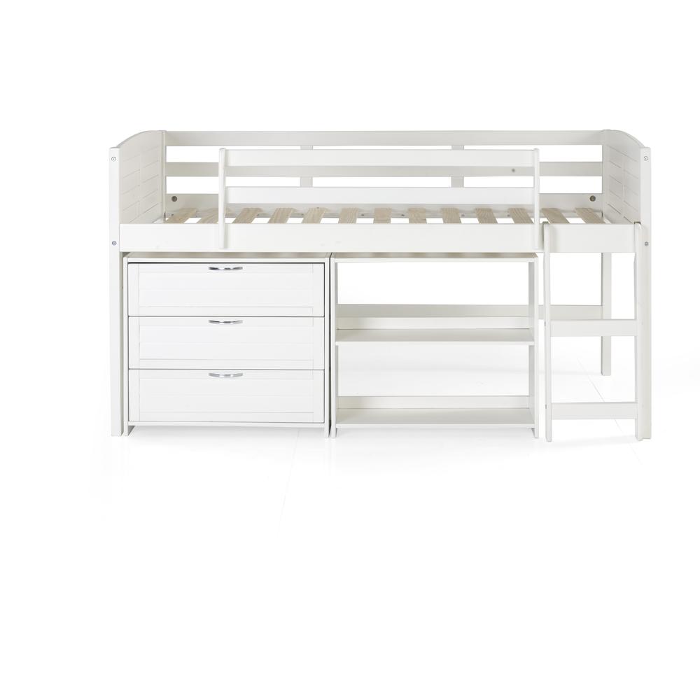 TWIN LOUVER LOW LOFT GROUP C - WHITE. Picture 5
