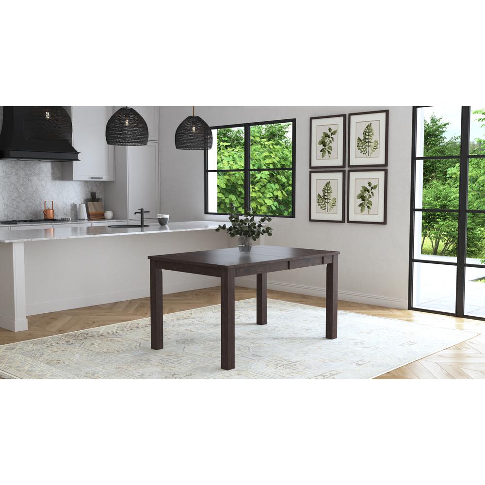 Mariposa 36"-54" Dinette Table, Warm Grey Finish. Picture 9