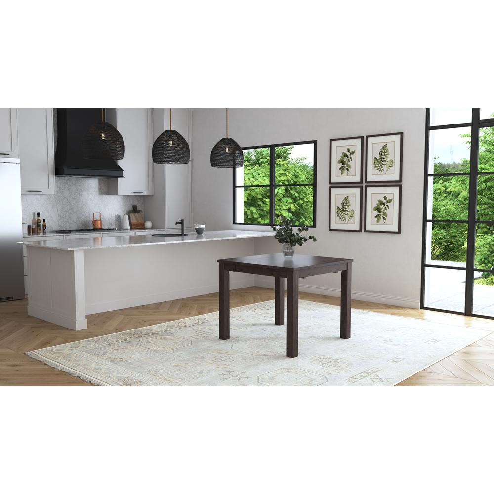Mariposa 36"-54" Dinette Table, Warm Grey Finish. Picture 10
