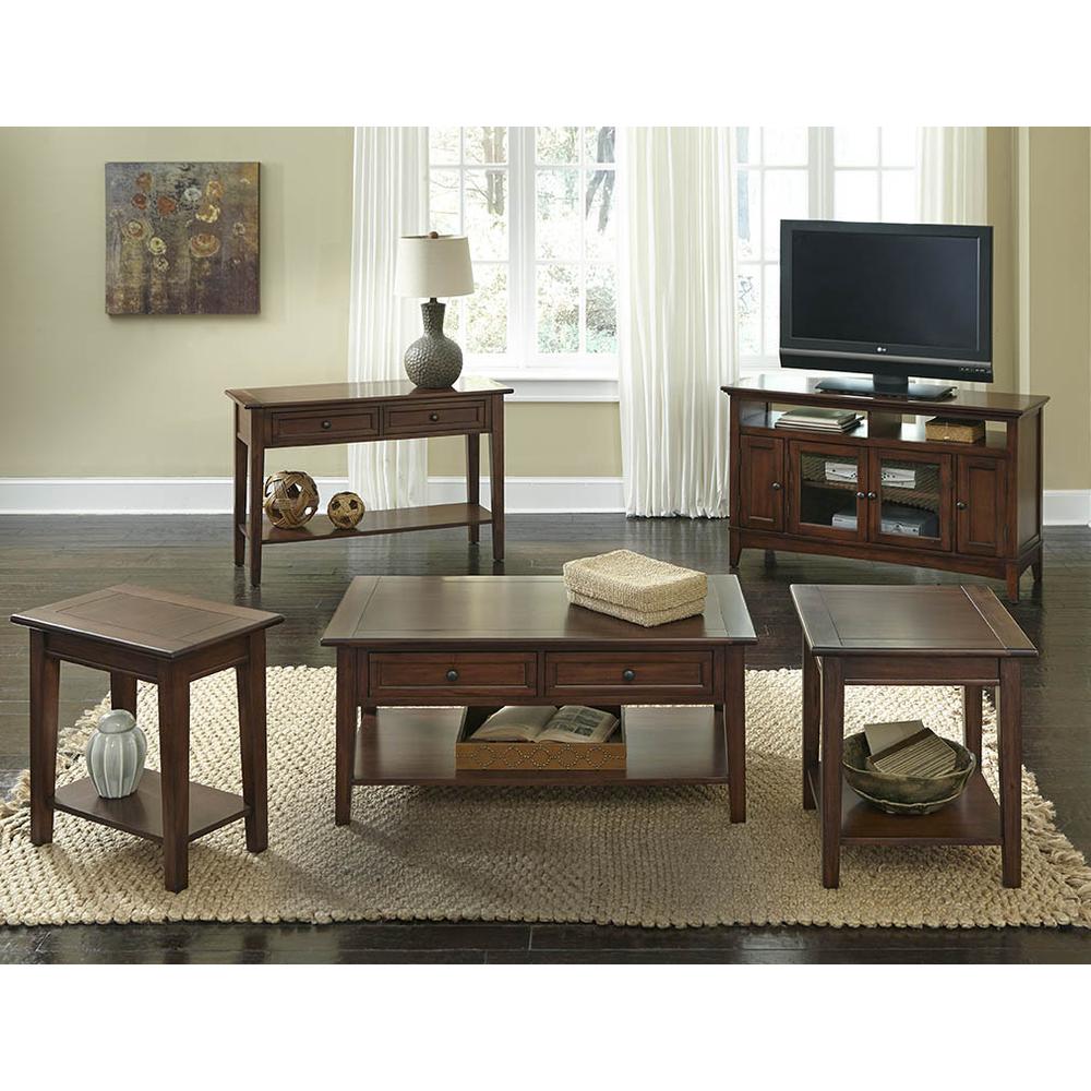 Westlake 2 Drawer Sofa Table, with Shelf. Picture 2