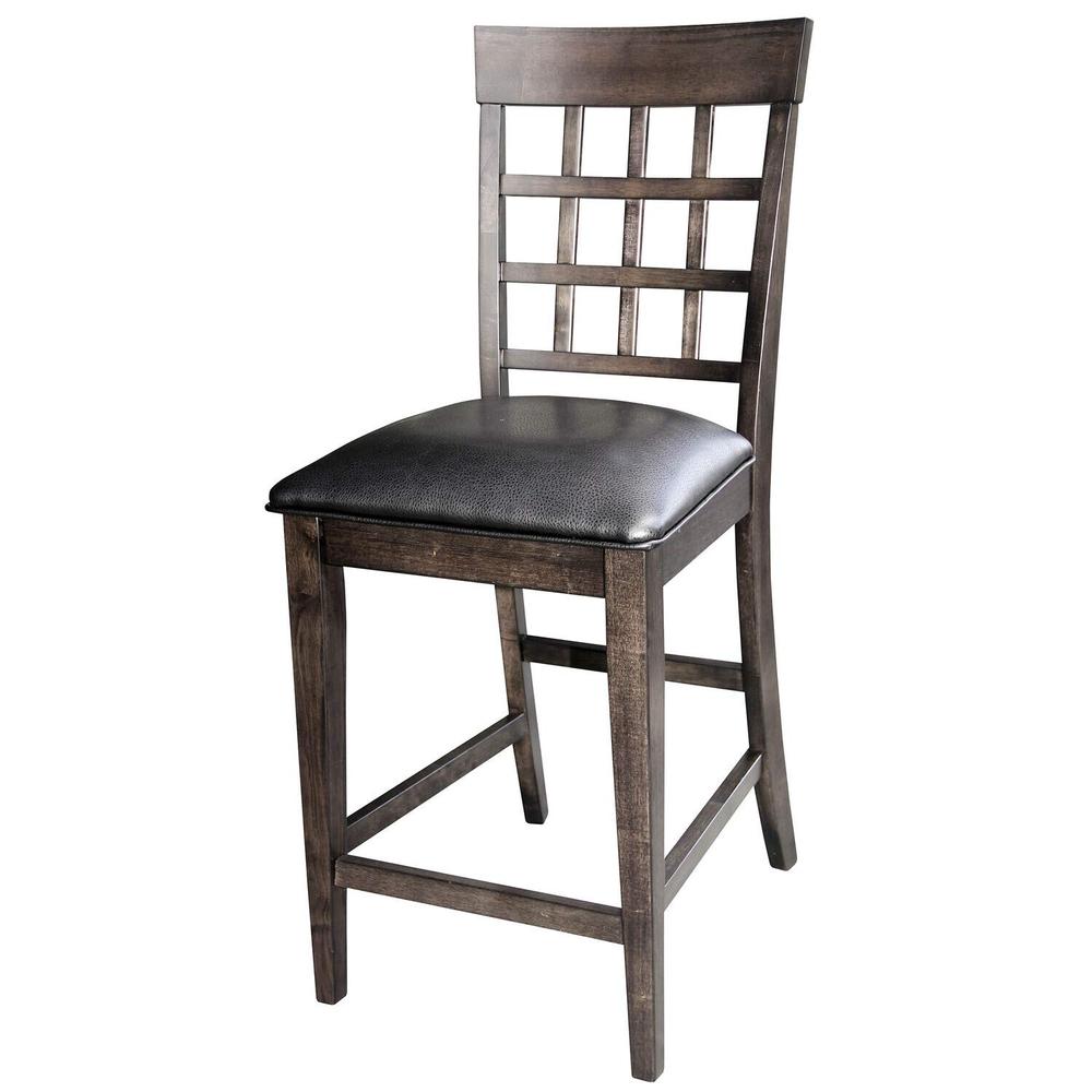 Bristol Point Lattice back Counter Chair (Set of 2). Picture 1