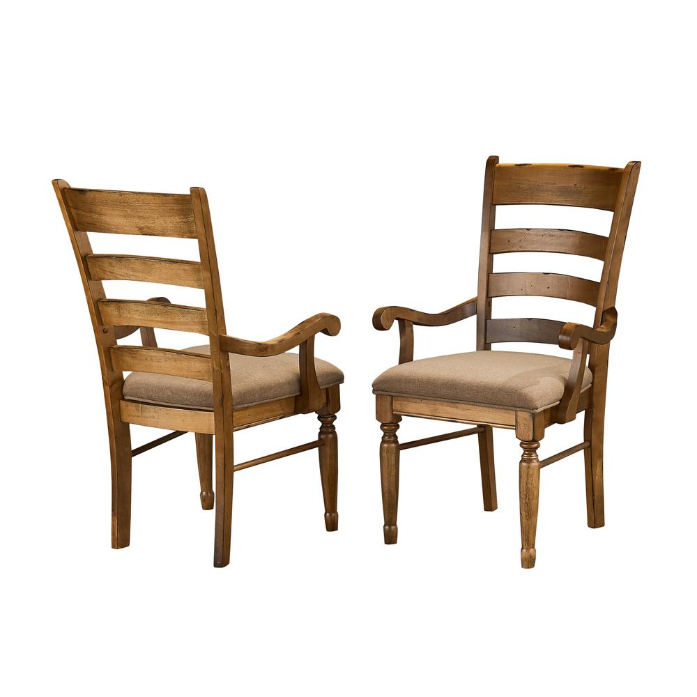 Transitional Smoky Armchairs with Upholstered Seating (Set of 2), Belen Kox. Picture 1